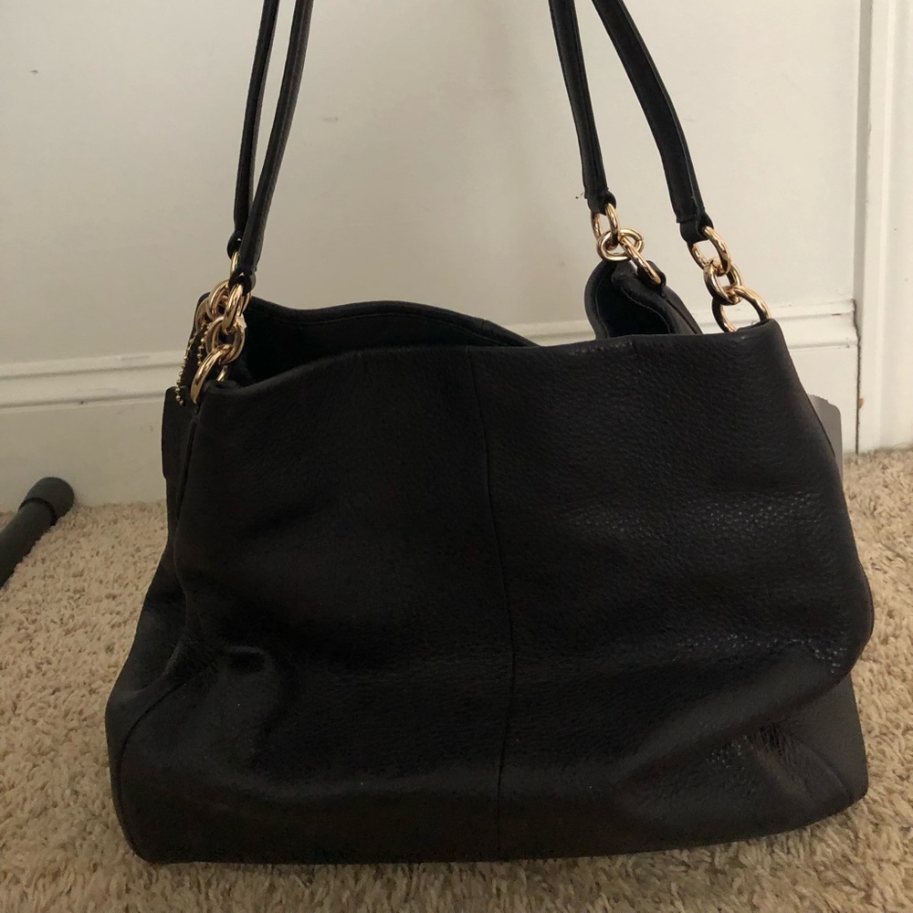 Brand new never used black coach tote
